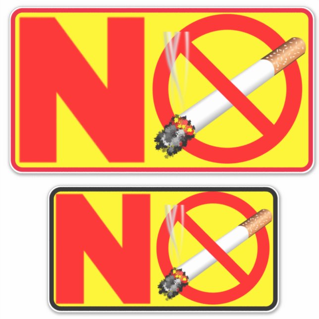 Pegatina Prohibido Fumar Prohibido Fumar (Anverso)