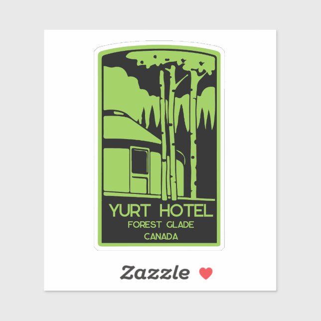 Pegatina Promoción De La Vida Y Las Vacaciones De Los Jurta (Hoja)