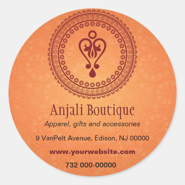 Pegatina Promocional de Embellecido Oriental (Anverso)