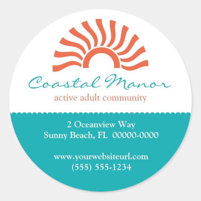 Pegatina promocional de Rising Sun (Anverso)