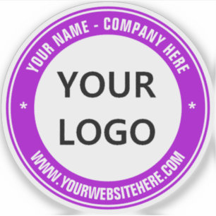 Pegatina promocional del nombre del logotipo del p