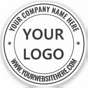 Pegatina promocional del sello del sitio web del n
