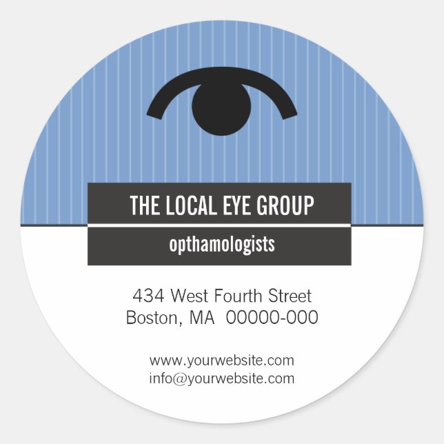 Pegatina promocional óptico iconográfico (Anverso)