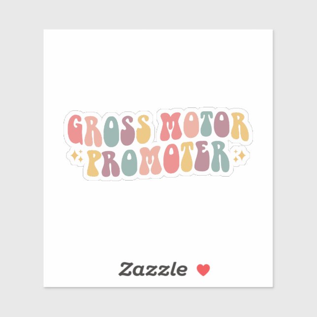 Pegatina Promotor de motor bruto (Hoja)