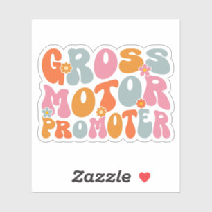 Pegatina Promotor de motor bruto Divertida terapia física