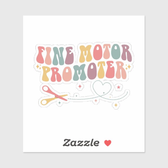 Pegatina Promotor de motor fino (Hoja)