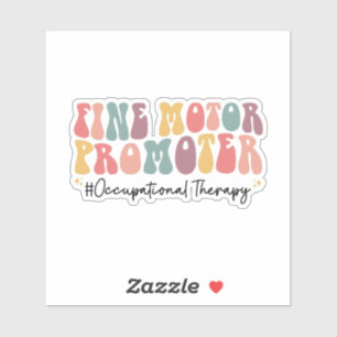 Pegatina Promotor de motor fino, terapia ocupacional