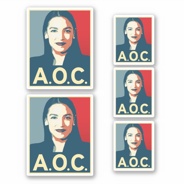 Pegatina Propaganda de AOC (Anverso)