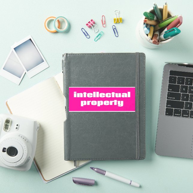 Pegatina Propiedad intelectual (Funda para iPad)