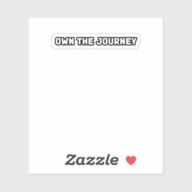 Pegatina Propietario De La Vida Con Fines De Autopotenciaci (Hoja)