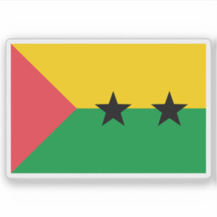 Pegatina Propuesta de bandera de Santo Tomé y Príncipe #3 d