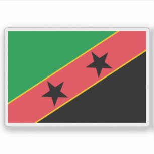 Pegatina Propuesta de bandera de Santo Tomé y Príncipe #8 d