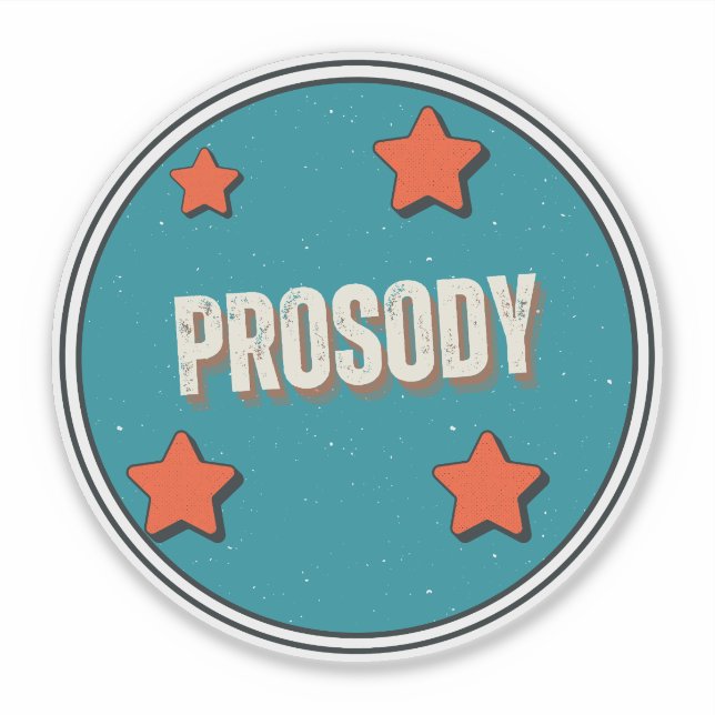 Pegatina Prosodia (Anverso)
