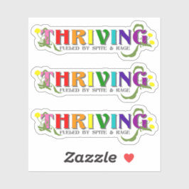 Pegatina Prosperante orgullo arcoiris