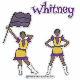 Pegatina Protector de color amarillo púrpura #1