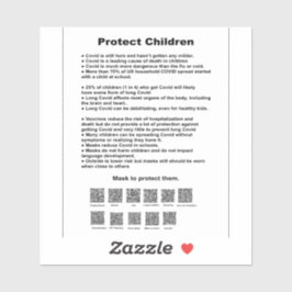 Pegatina Proteger a los niños.