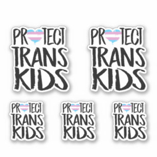 PEGATINA PROTEGER A LOS NIÑOS TRANS