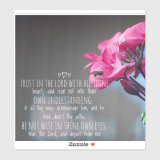 Pegatina Proverbios 3:5-6