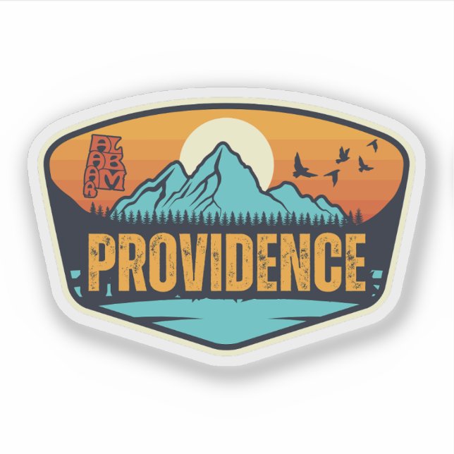 Pegatina Providence, Alabama (Anverso)