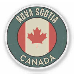 Pegatina Provincia de Nueva Escocia Canadá