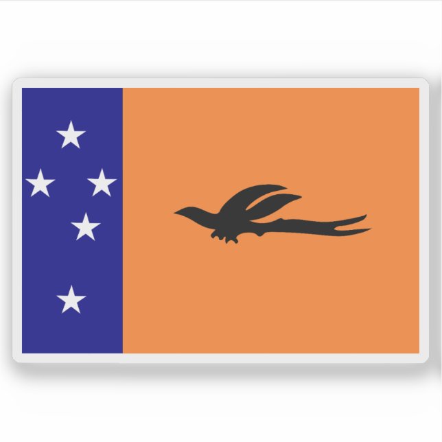 Pegatina Provincia de Nueva Irlanda, antes Nueva Mecklembur (Anverso)