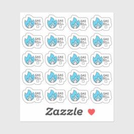 Pegatina Proyecto de ley de utilidad de gas Mini Presupuest