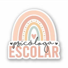 Pegatina Psicóloga Escolar | Psicólogo escolar