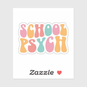 Pegatina Psicólogo Escolar - Salud Mental Escolar