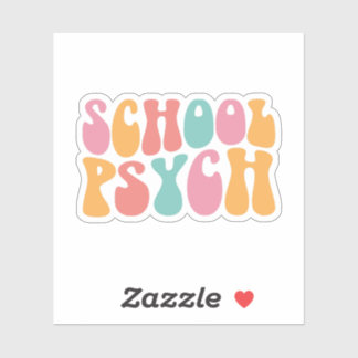 Pegatina Psicólogo Escolar - Salud Mental Escolar