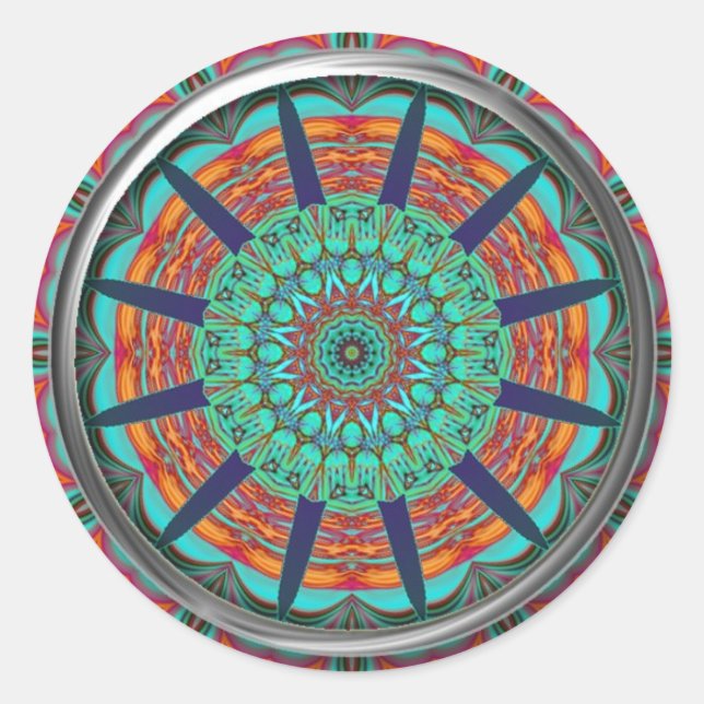 Pegatina PSYWHEELS (Anverso)