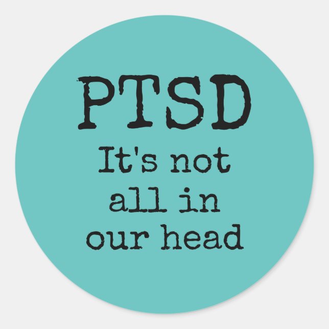 Pegatina PTSD (Anverso)