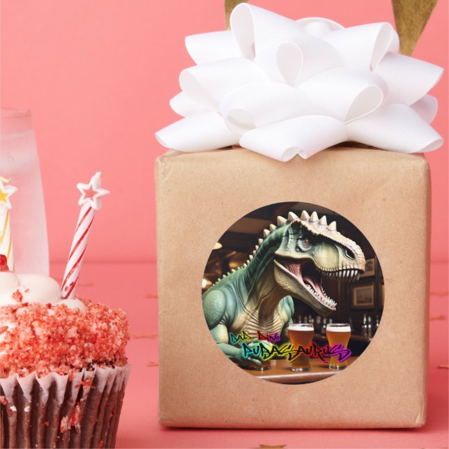 Pegatina Pubasaurus de BAD Dino (Fiesta)