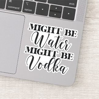 Pegatina Puede que el agua sea vodka