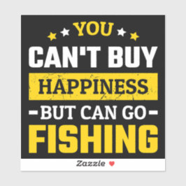 PEGATINA PUEDES IR DE PESCA