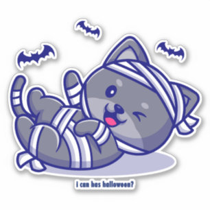 Pegatina ¿Puedo tener Halloween?
