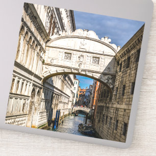 Pegatina Puente de los suspiros, Venezuela, Italia