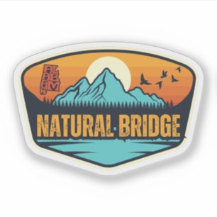 Pegatina Puente Natural, Alabama
