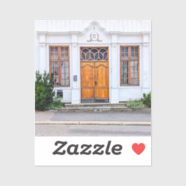 Pegatina Puerta del Art Nouveau noruego