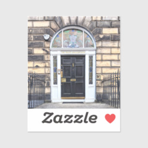 Pegatina Puerta del club de los angloparos de Edimburgo