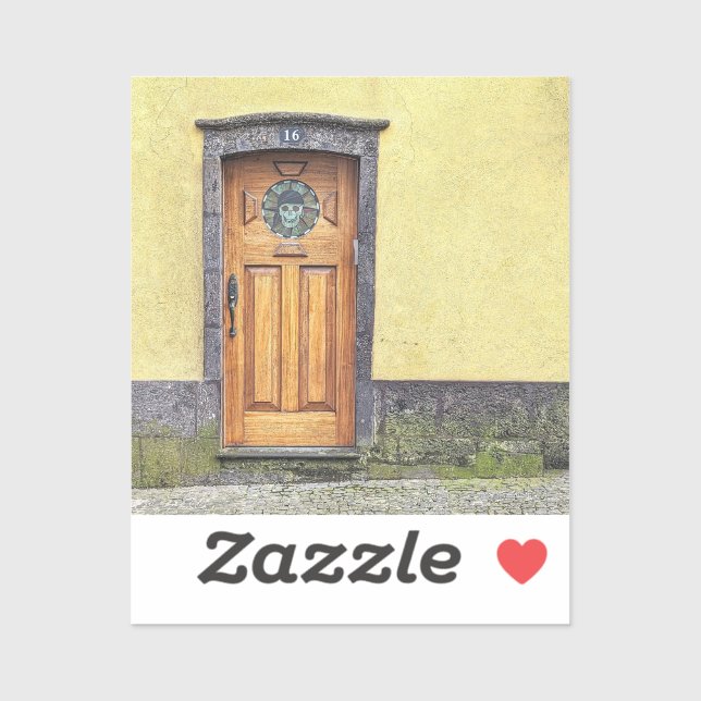 Pegatina Puerta del Pirata (Hoja)