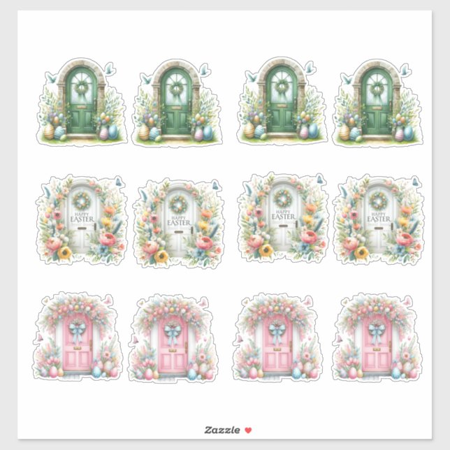Pegatina Puertas de Pascua (Hoja)