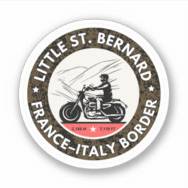 Pegatina Puerto de Little St Bernard francés italia motocic