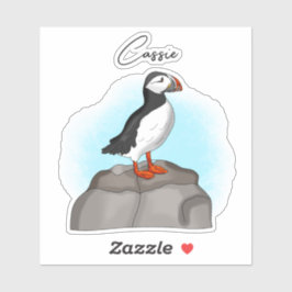 Pegatina Puffin personalizado
