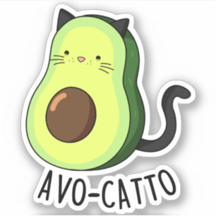 Pegatina Pun aguacate aguacate