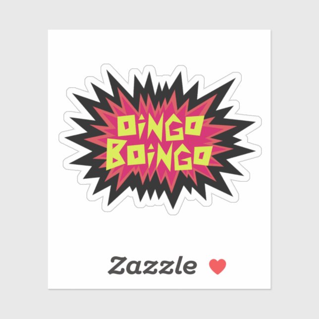 Pegatina punky de Oingo Boingo (Hoja)