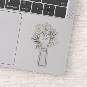 Pegatina Puño del consentimiento informado