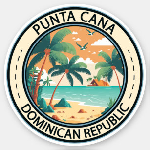 Pegatina Punta Cana Insignia de Hut