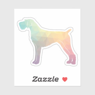 Pegatina Puntero con cable alemán Geo Silhouette Pastel