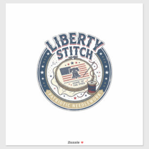 Pegatina Punto Liberty Patriótico Bordado Patriótico Necesi