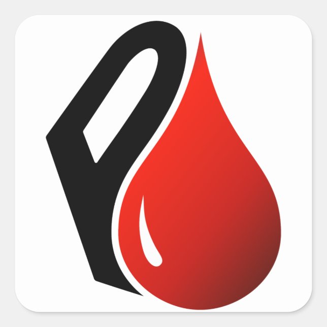 PEGATINA PUREBLOOD SQUARE (Anverso)